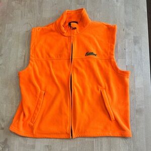 Orange Fleece Vest